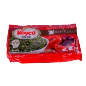 Royco Mchuzi Mix Beef Cube 4gm, Pack of 40 Pieces