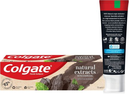 Colgate Toothpaste Natural Extracts Charcoal 75ml