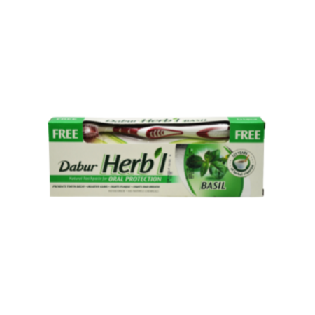 Dabur Toothpaste Herbal Basil 150gm