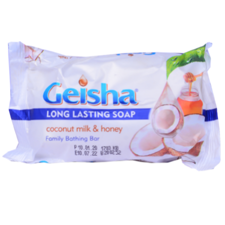 Geisha Coconut Milk and Honey (White) Soap 200gm