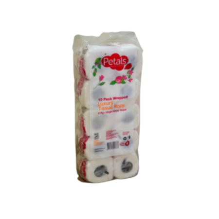 Petals Toilet Tissue - 150 Sheets (1x4x10 Rolls)