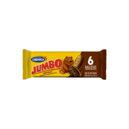 Cremica Jumbo Chocolate Cream Biscuits 10x12x45gm