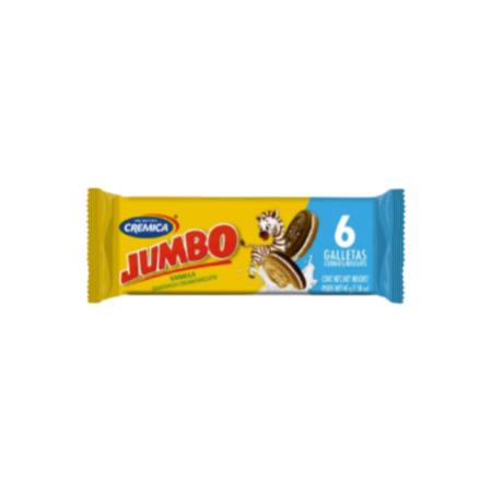 Cremica Jumbo Vanilla Cream Biscuits 10x12x45gm