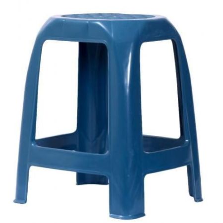 Plastics Single Plastic Stool-Blue