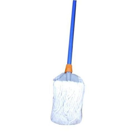 Pure Cotton Mopper - multi colored handle