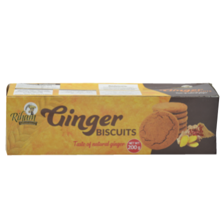 Riham Ginger Biscuit 200gm