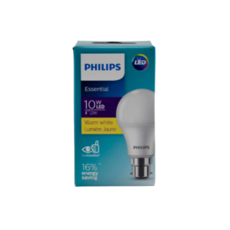 Philips LED Bulb (B22) Warm White 10W Pin