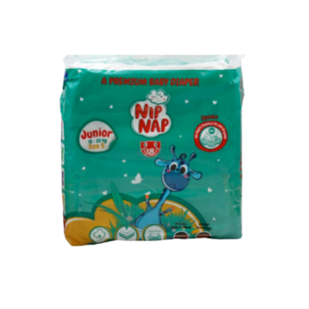 Nip Nap Baby Diaper Junior (5) MC 12x18pcs