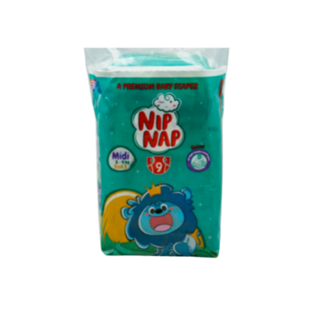 Nip Nap Baby Diaper Midi (3) LC 10x9pcs
