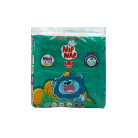 Nip Nap Baby Diaper Midi (3) MC 12x22pcs