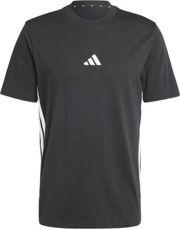 adidas Mens Essentials 3-Stripes Single Jersey T-Shirt